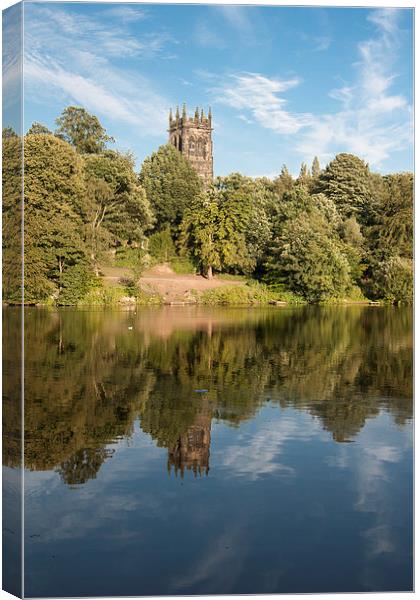 St. Marys Reflected Canvas Print by Sean Wareing