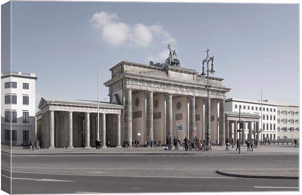  The Brandenburg Gates Canvas Print by Sean Wareing