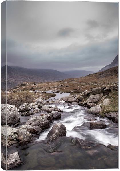 Into The Valley  Canvas Print by Sean Wareing
