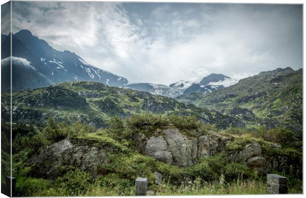 The Swiss Alps #2 Canvas Print by Sean Wareing