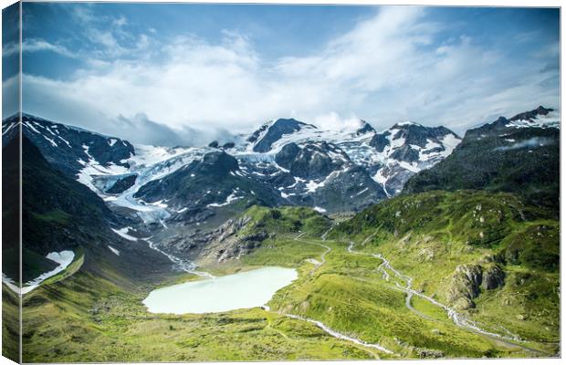 The Swiss Alps #4 Canvas Print by Sean Wareing
