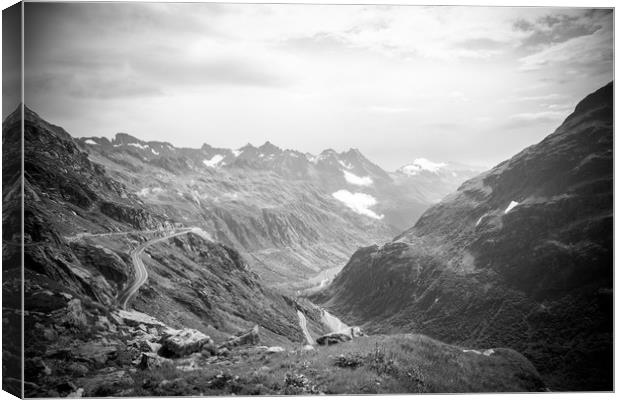 The Alps #8 Canvas Print by Sean Wareing