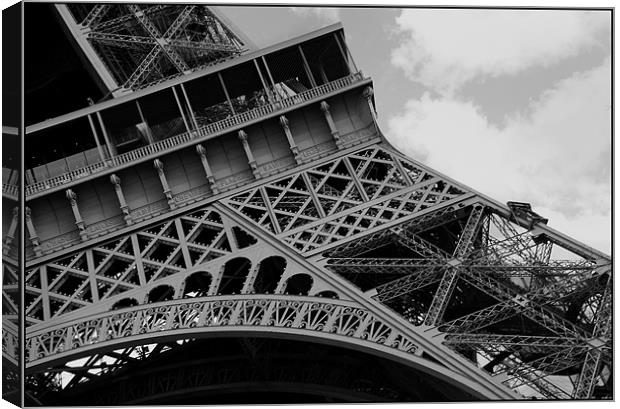 La Tour Eiffel Canvas Print by Berit Ipsen