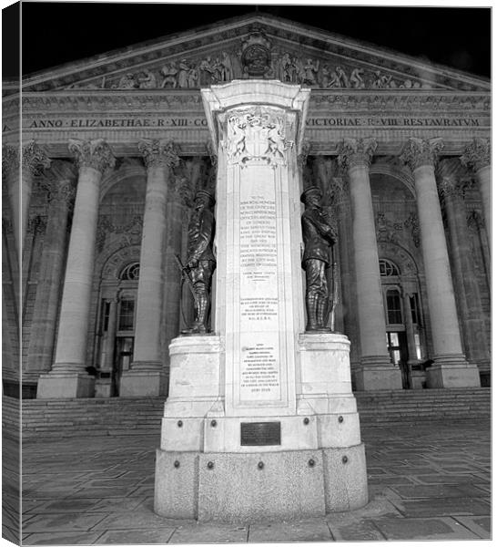 Royal Exchange City of London Canvas Print by peter tachauer