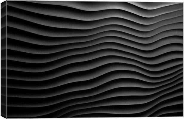 Abstract in Black Canvas Print by peter tachauer