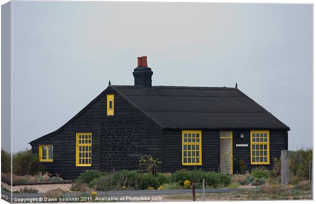 Prospect Cottage, Derek Jarmen Canvas Print by Dawn O'Connor