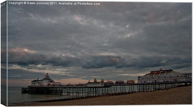 Eastbourne Pier, East Sussex. 2 Canvas Print by Dawn O'Connor