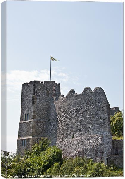 Lewes Castle Canvas Print by Dawn O'Connor