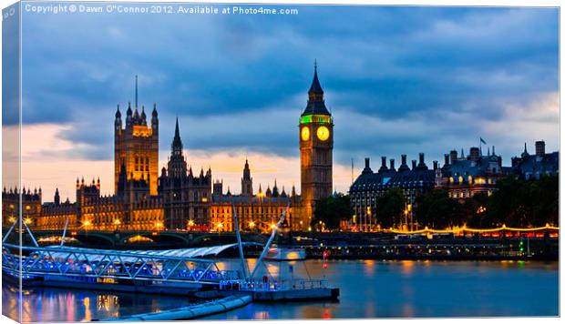 Westminster, Houses of Parliament Canvas Print by Dawn O'Connor