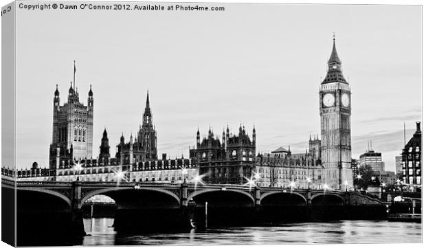 Westminster Canvas Print by Dawn O'Connor