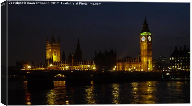 Big Ben and the Houses of Parliament Canvas Print by Dawn O'Connor