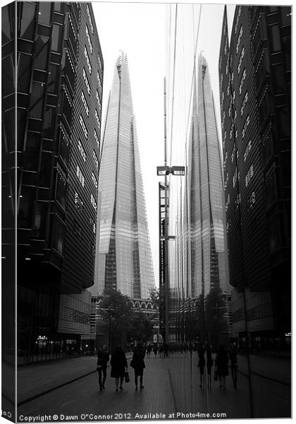 Shard London Canvas Print by Dawn O'Connor