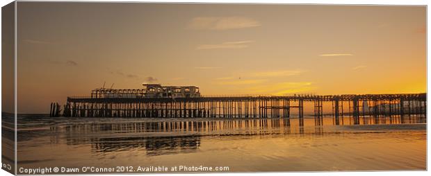 Hastings Pier Canvas Print by Dawn O'Connor