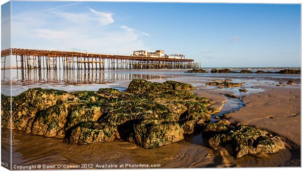Hastings Pier Canvas Print by Dawn O'Connor