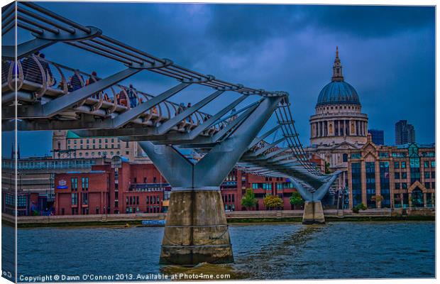 St Pauls Cathedral Canvas Print by Dawn O'Connor