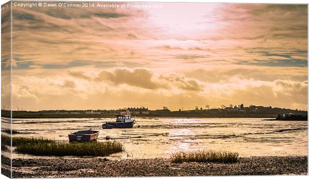 Isle of Sheppey Seascape Canvas Print by Dawn O'Connor
