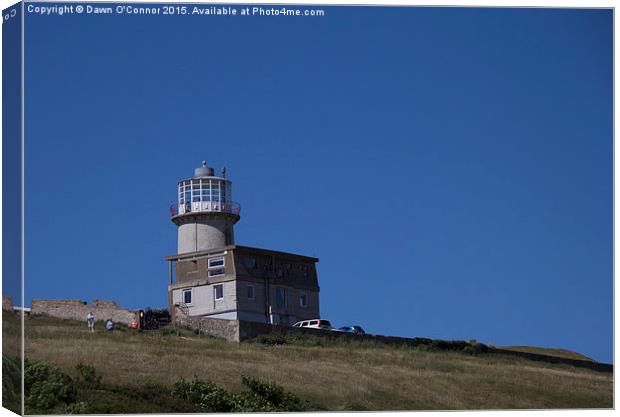  Belle Tout Light House Canvas Print by Dawn O'Connor