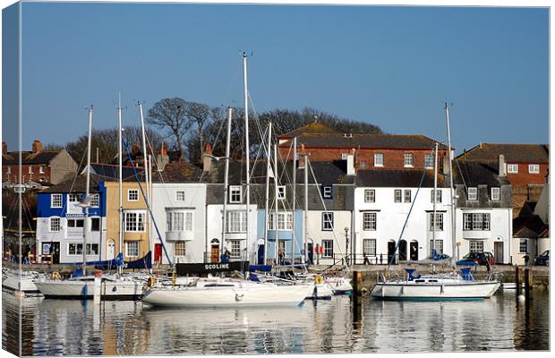 Weymouth harbour Canvas Print by Graham Piper