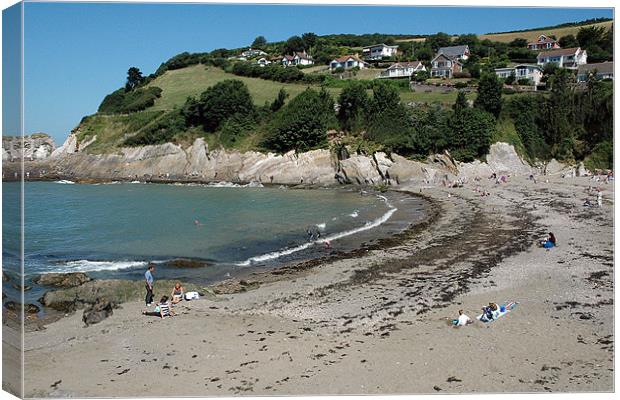 Combe Martin Canvas Print by Graham Piper