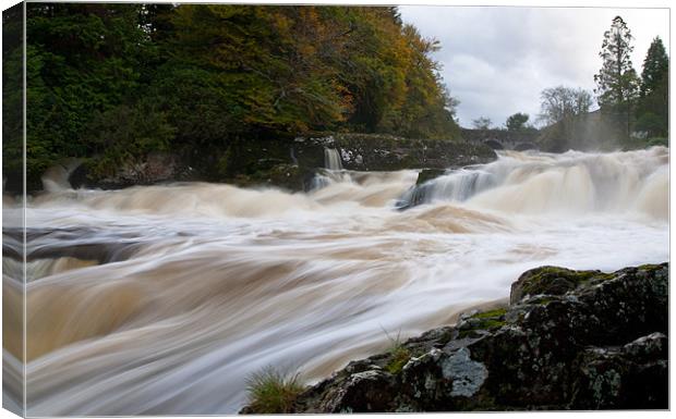 Sheen Falls Rapids Canvas Print by Declan Howard