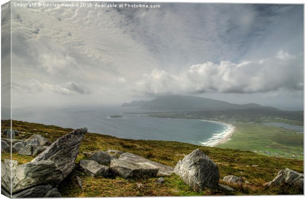  On top of Achill Island Canvas Print by Declan Howard