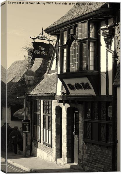 The Old Bell, Rye Canvas Print by Hannah Morley