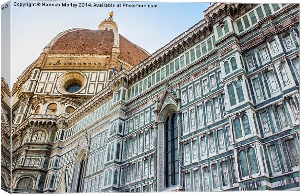  Florence Cathedral Canvas Print by Hannah Morley