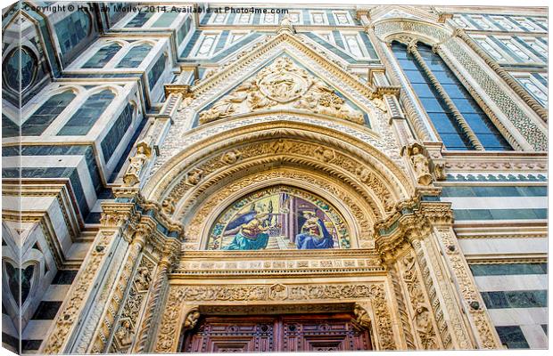  Florence Cathedral Canvas Print by Hannah Morley