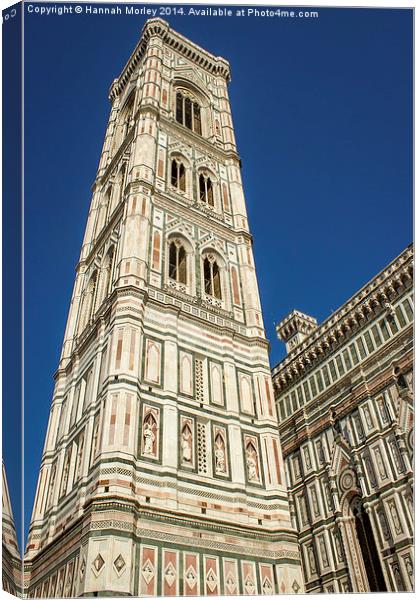  Florence Cathedral Canvas Print by Hannah Morley