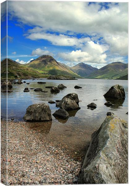Lake District Cumbria  Canvas Print by Anthony Michael 