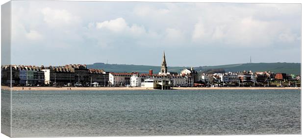  Weymouth Seafront Canvas Print by Anthony Michael 