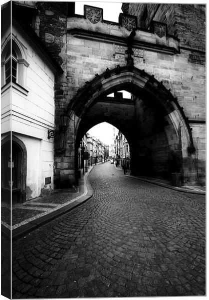 Through the Archway Canvas Print by Adam Lucas