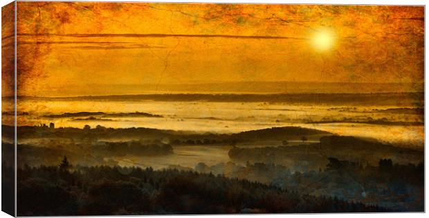 Misty Morning Glory Canvas Print by Chris Manfield