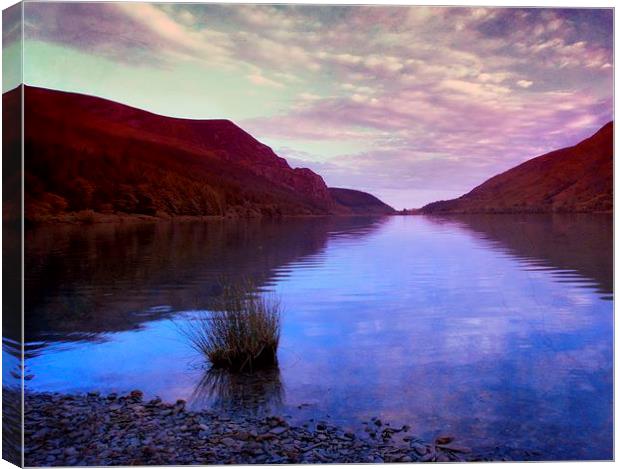  Still Mountain Waters Canvas Print by Chris Manfield