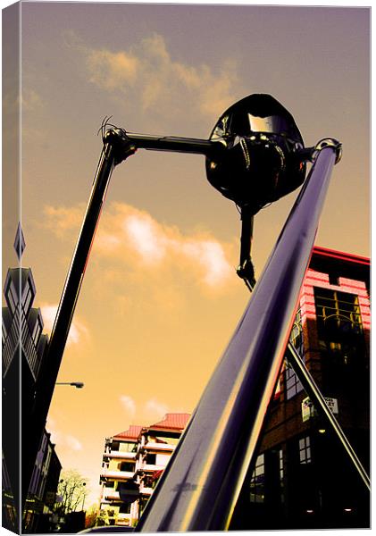 War of the Worlds Canvas Print by Chris Manfield