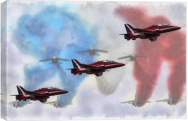 The Red Arrows Canvas Print by Sam Smith