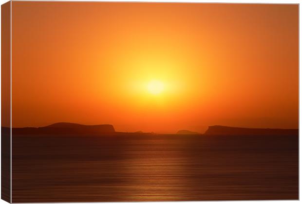Ibiza Sunset Canvas Print by Sam Smith