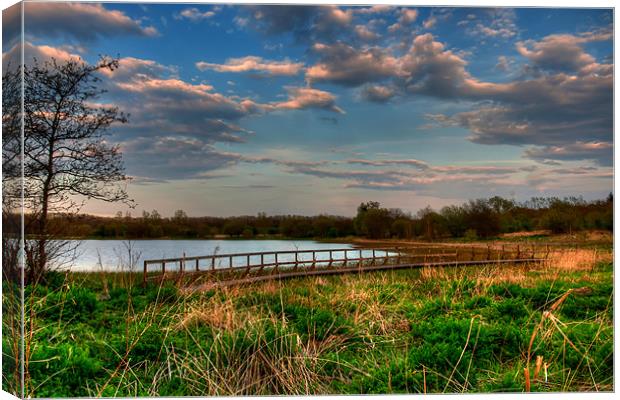 Walkway Canvas Print by Sam Smith