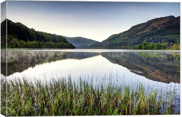 Loch Lubnaig Reflections Canvas Print by Sam Smith