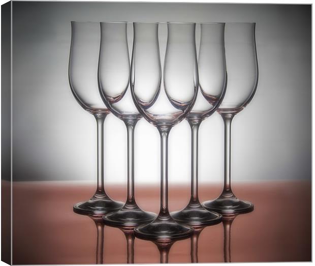 Wine glasses Canvas Print by Sam Smith
