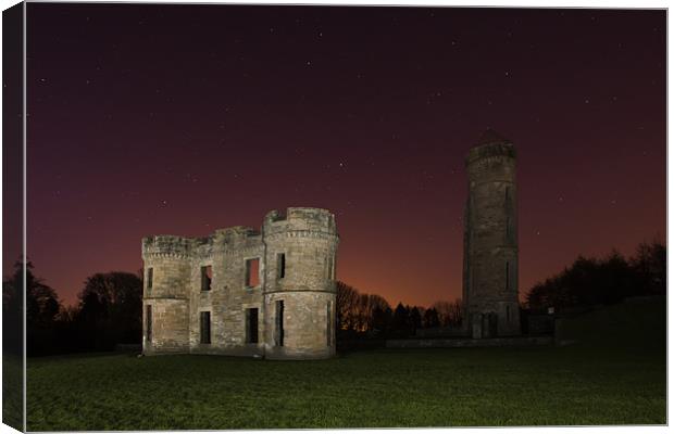 Eglinton Castle Canvas Print by Sam Smith