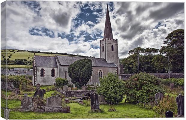 Old Irish Church Canvas Print by Sam Smith