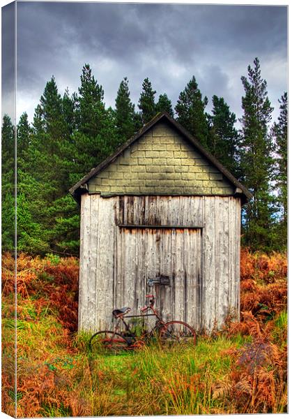 Bike shed Canvas Print by Sam Smith