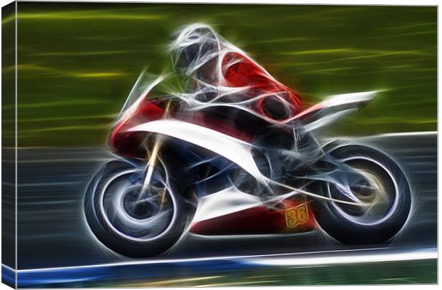 Motorbike Canvas Print by Sam Smith