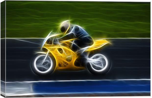 Motor bike Canvas Print by Sam Smith