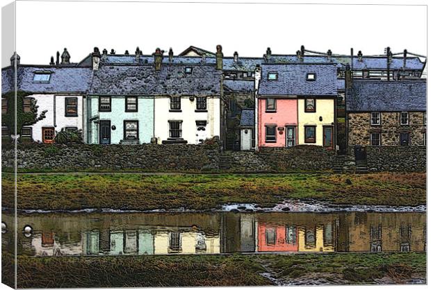 Abberfraw Inlet Canvas Print by Ian Tomkinson