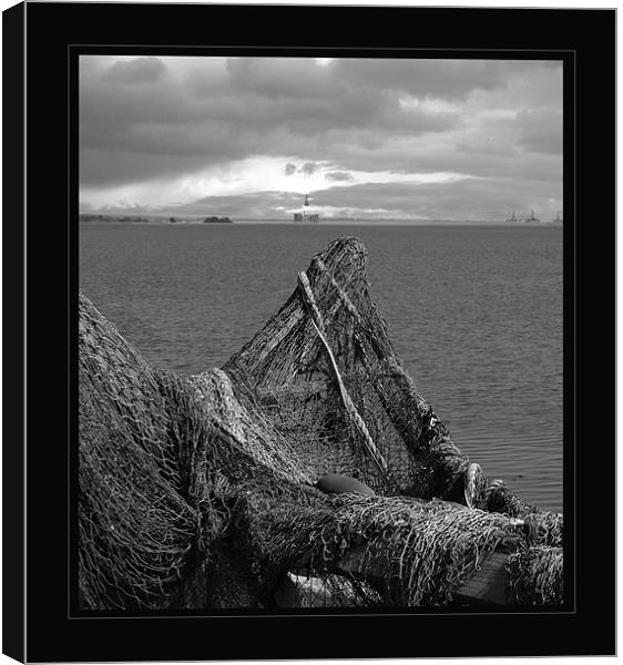 Foulis nets Canvas Print by james sanderson