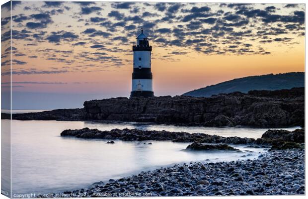 Penmon Sunrise Canvas Print by colin ashworth