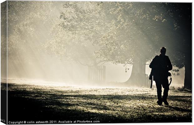 leaving the light Canvas Print by colin ashworth