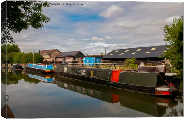 Bates Boatyard  Canvas Print by Jim Hellier